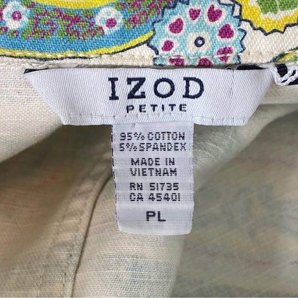 IZOD Petite Paisley Floral Blazer - Picture 11 of 11